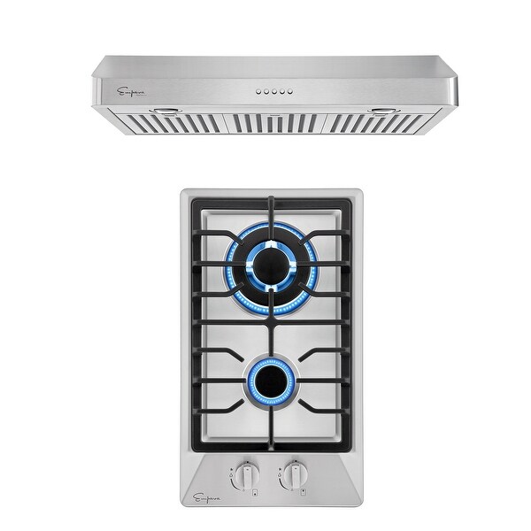 2 Piece Kitchen Appliances Packages Including 12 Gas Cooktop and 30 Under Cabinet Range Hood Bed Bath Beyond 35050464