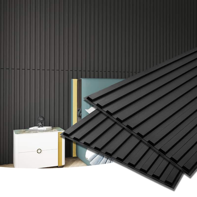 Art3d 2 x 4 ft Drop Ceiling Tiles,Slat Design 3D Wall Panels,Pack of 12