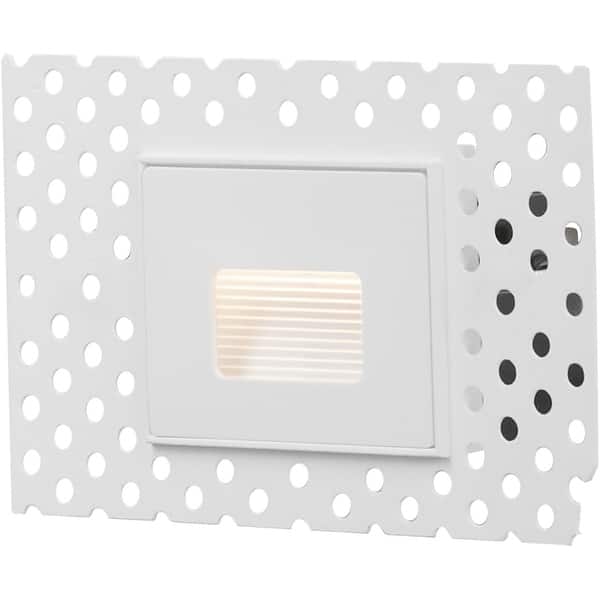 slide 2 of 4, Maxim 58001 Single Path 5" Wide 120, 277V LED Step Light White