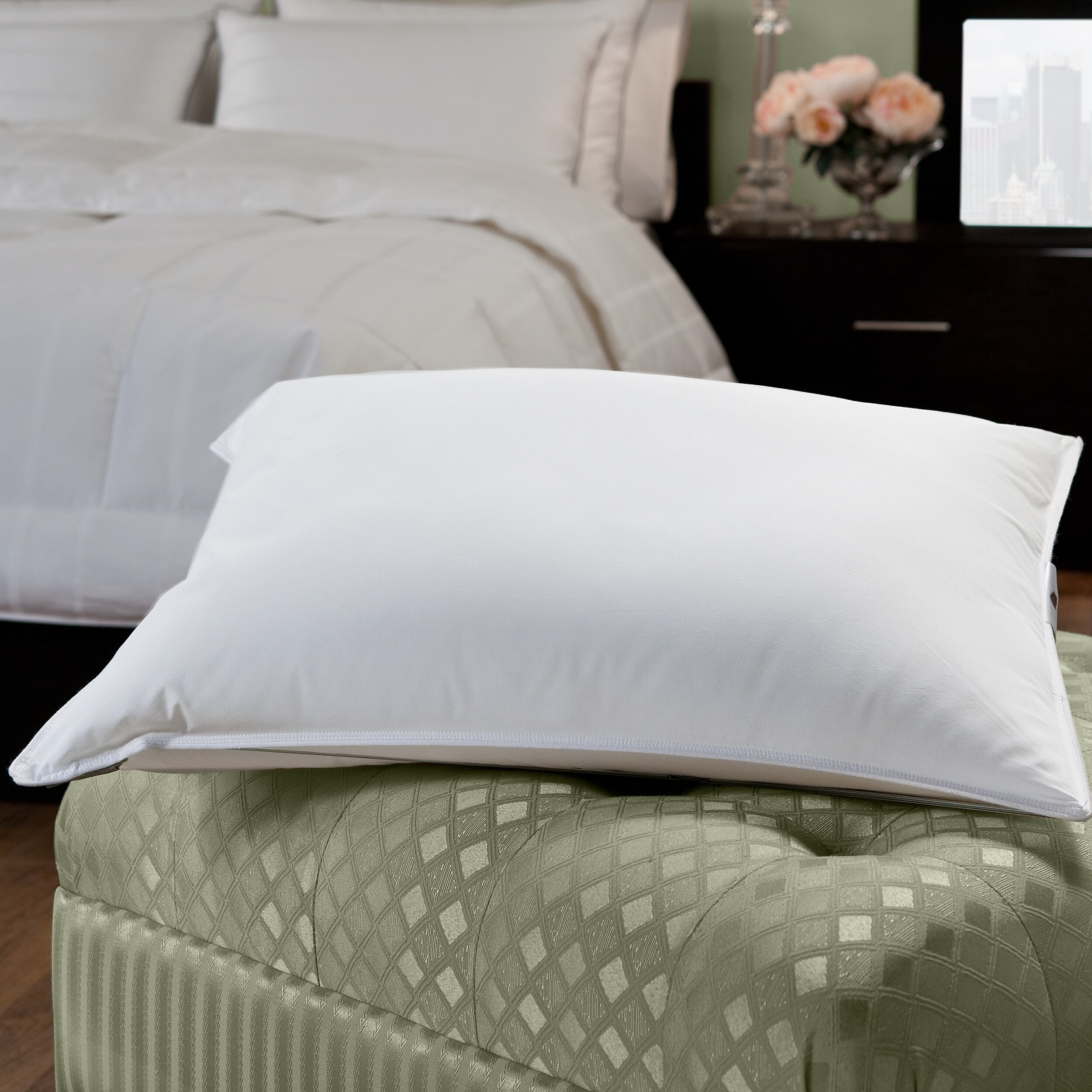 Downlite hotel & resort european white goose down pillow collection discount