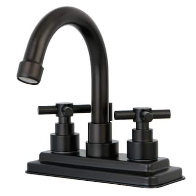 Kingston Brass Elinvar Centerset Bathroom Faucet with Brass Pop-Up