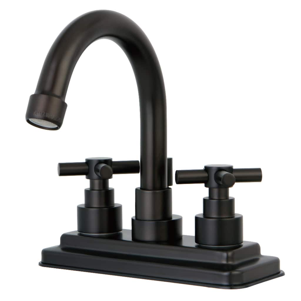 Kingston Brass Elinvar Centerset Bathroom Faucet with Brass Pop-Up