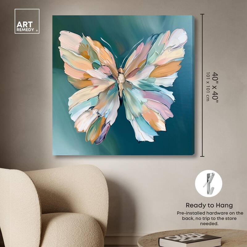 Wings of Duality Canvas by Art Remedy, Gallery Wrapped