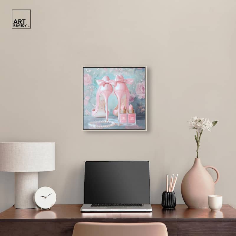 Love Dainty Heels Canvas by Art Remedy