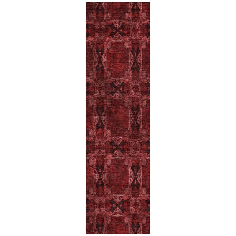 Almomi Garden-Inspired Weather Resistant Versatile Elegance Outdoor Rug
