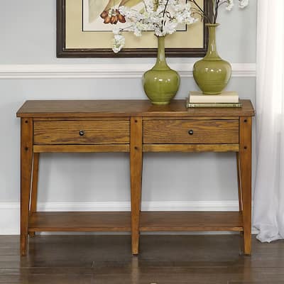 Lake House Oak Sofa Table