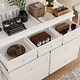 preview thumbnail 13 of 14, White Baby Changing Table Dresser with 7 Drawers Nursery Storage Cabinet for Infant Essentials Chest