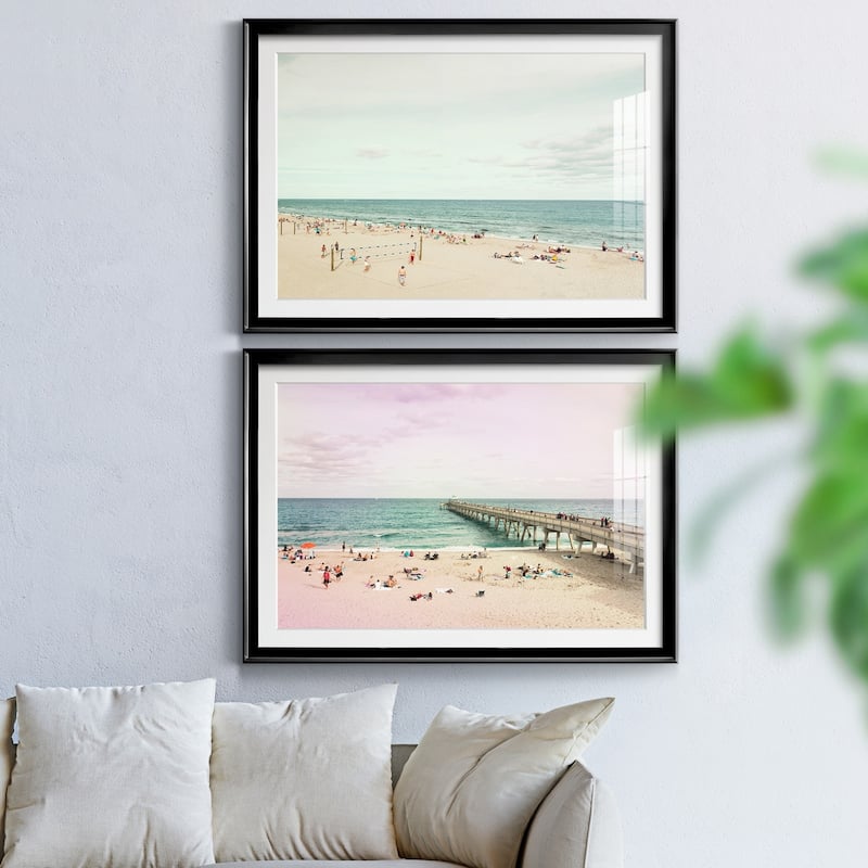 Day at the Beach Premium Framed Print - Ready to Hang