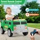 preview thumbnail 2 of 7, 12V Ride-On Car with Trash Bin and Parental Remote Control - 37" x 23" x 23"