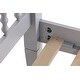 preview thumbnail 9 of 16, Wood Twin Platform Bed with Column-Decoration Headboard