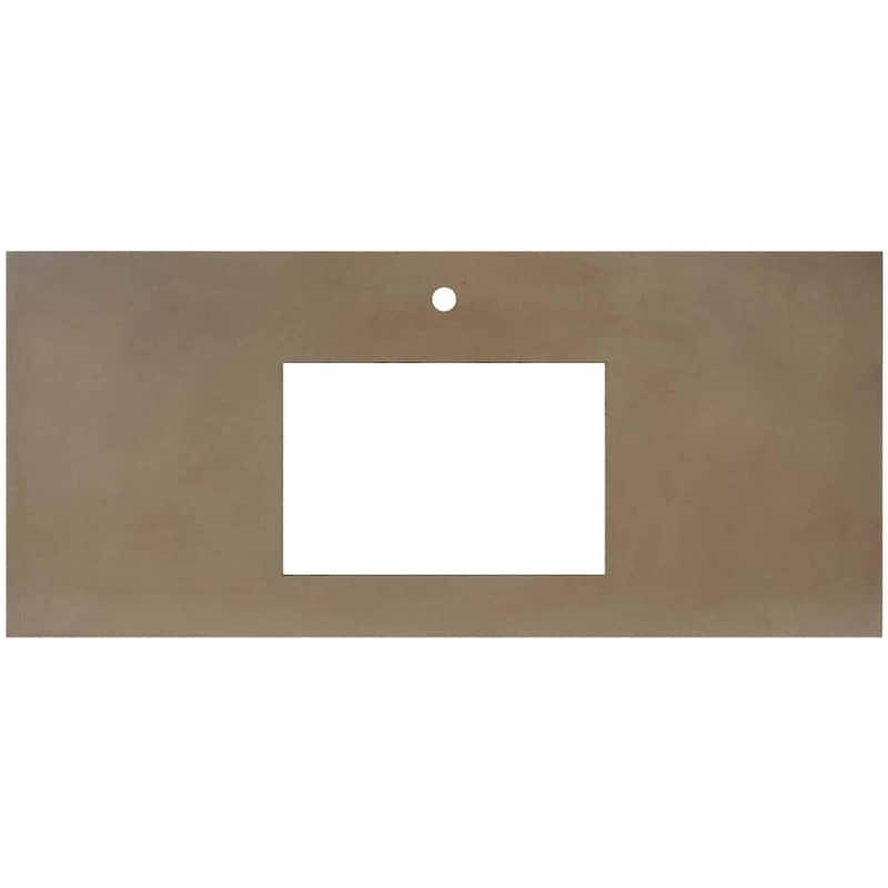 Native Trails VT48-R1812-NS-1 NativeStone 48" Stone Composite Vanity - Earth