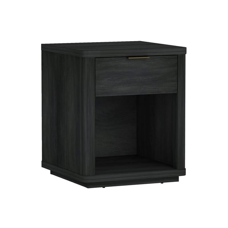 Manhattan Comfort Evelyn 1 Drawer Modern Nightstand