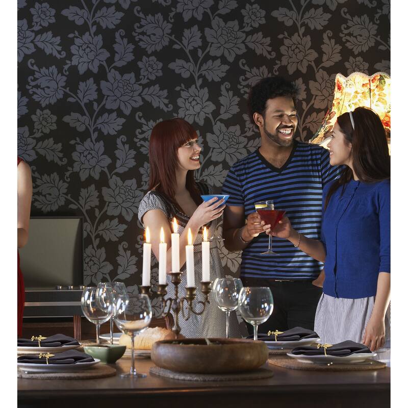 KitchaBon Fleur De Lis Gold Napkin Rings for Table Decor - Set of 6 - 2.15 x 1.3 x 1.65 inches