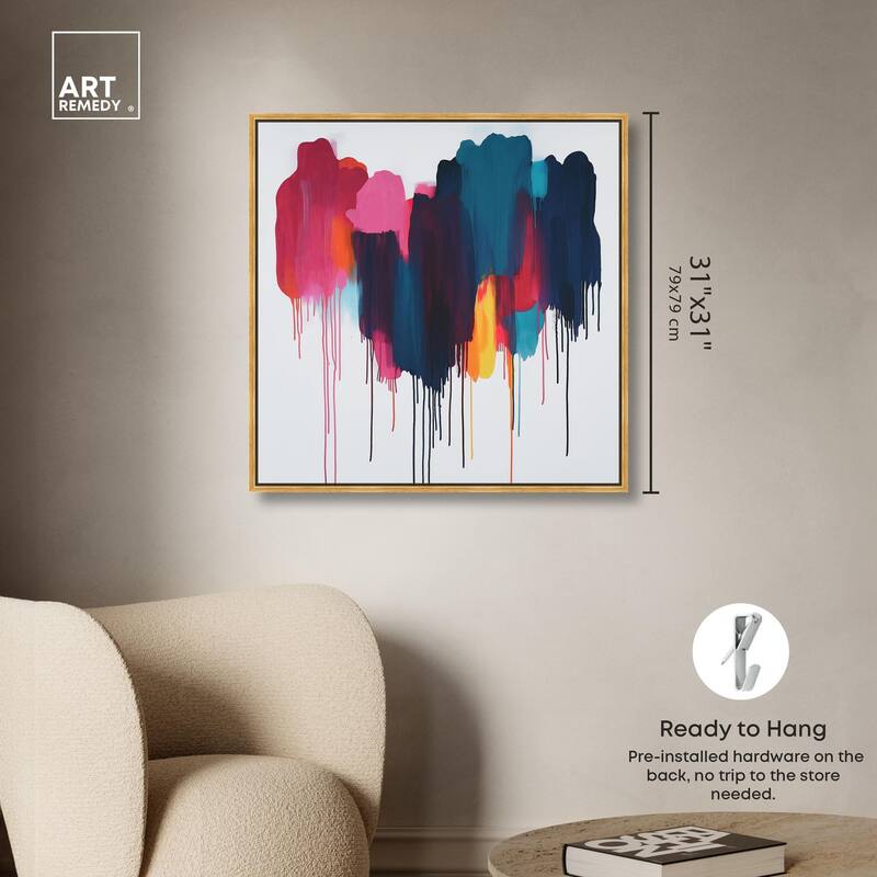 Glacier Color Glide Canvas by Art Remedy