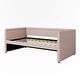 preview thumbnail 12 of 19, Upholstered Daybed with Trundle for Guest Room