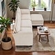 preview thumbnail 3 of 13, L-Shaped Corduroy Corner Sofa with Storage Armrest Cushions, Modular Cloud Sofa, 3-Seat Sectional