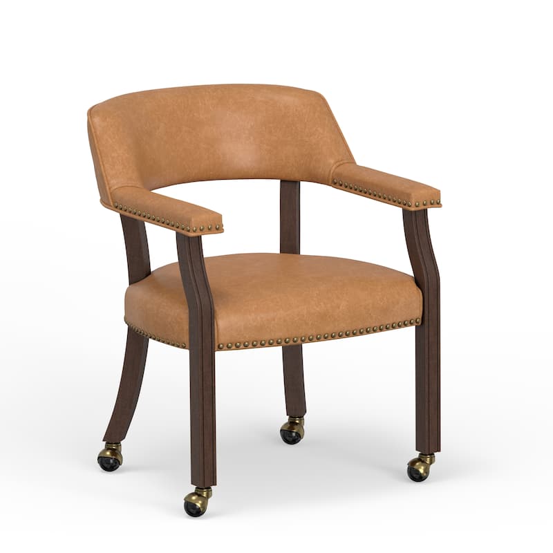 Holliday Dining and Game Chair in Walnut Finish