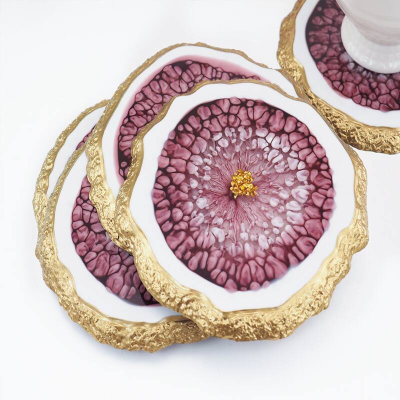 13pcs Irregular Silicone Coaster Mold Set