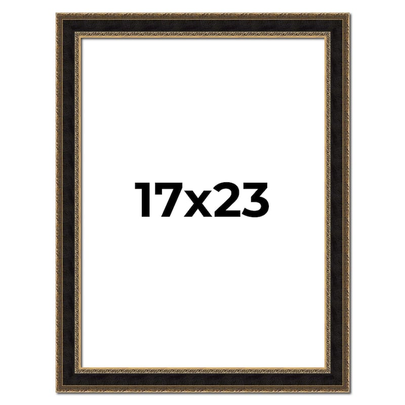 17x23 Frame Gold Antique Vintage Sold Wood Picture Frame | 1.75 Inch