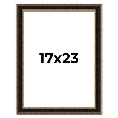 17x23 Frame Gold Antique Vintage Sold Wood Picture Frame | 1.75 Inch