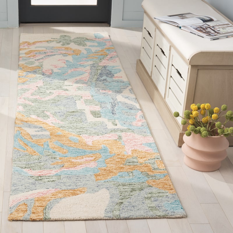 SAFAVIEH Handmade Jardin Shiho Country Wool Rug