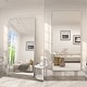 preview thumbnail 76 of 192, KIOTEE Modern Metal Frame Wall Mounted Bathroom Vanity Mirror with 5-year warranty