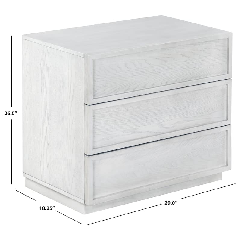 SAFAVIEH Couture Damasa 3-Drawer Wood Chest