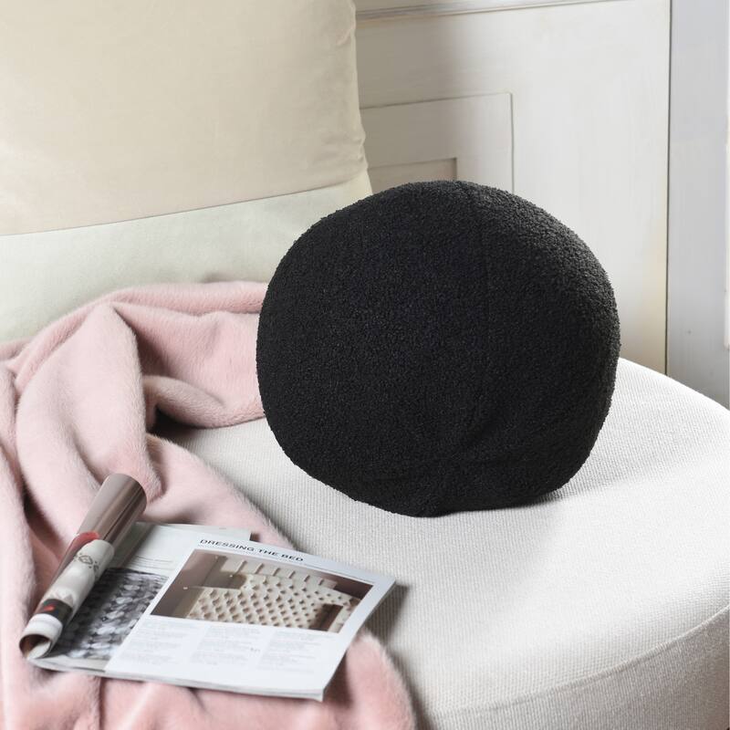 Dan Foley - Circle Throw Pillow with Feather Filling - 12" x 12"