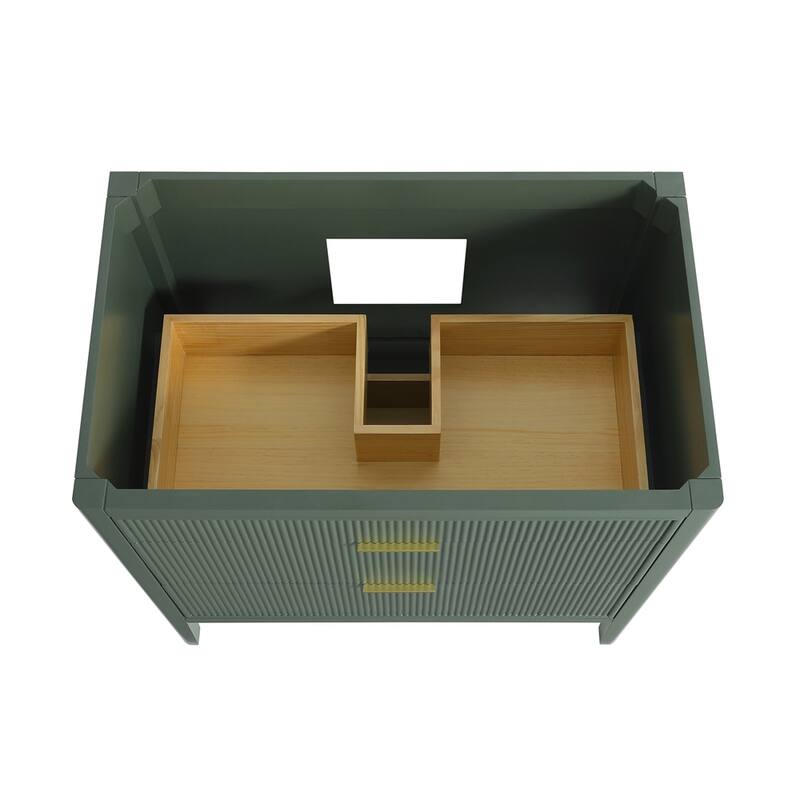 36'' Freestanding Single Sink Bathroom Vanity with Solid Wood