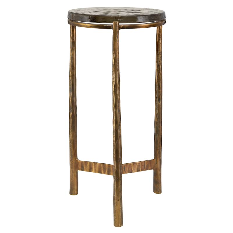 Uttermost Eternity Brass Accent Table - 12"W x 23"H x 12"D