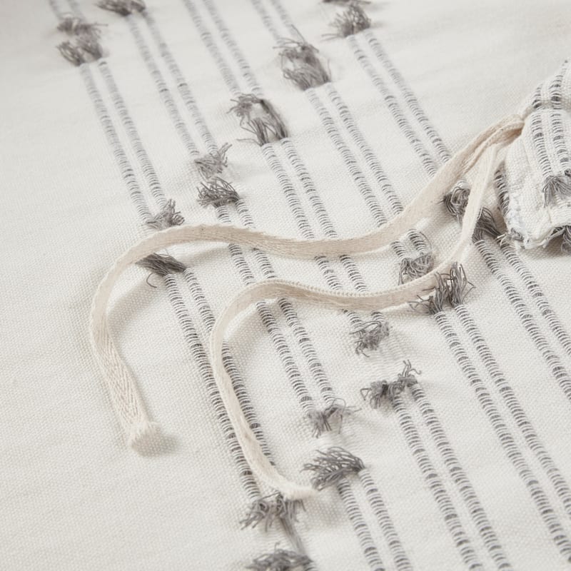 INK+IVY Kara 3 Piece Cotton Jacquard Duvet Cover Set (Insert excluded)