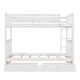 preview thumbnail 6 of 7, Twin over Twin Bunk Bed With Ladders and Two Storage Drawers for Bedroom