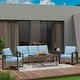 preview thumbnail 13 of 13, COZYWOR 5-Piece Outdoor Patio Conversation Set