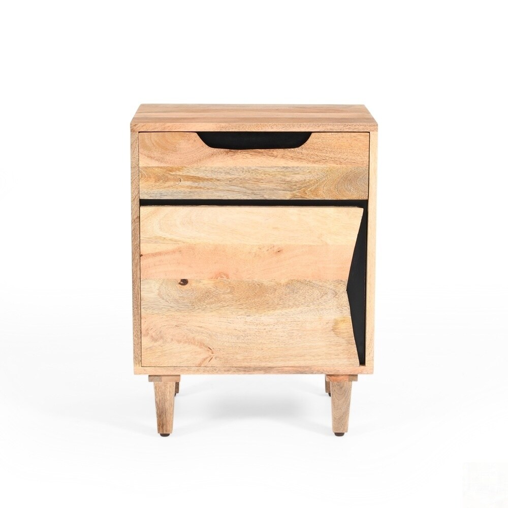 Solid Wood Modern Nightstand