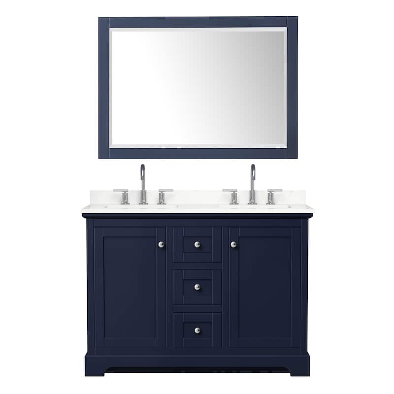 Wyndham Collection WCV232348D-QTZ-US3M46 Avery 48" Free Standing