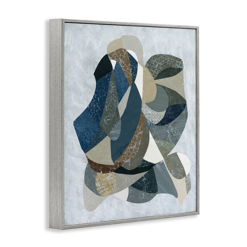 Stupell Intertwined Geometric Shapes Framed Giclee Art Design By Coco Good