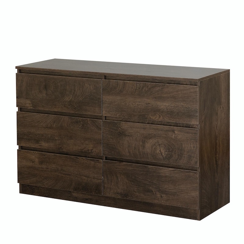 Durable 6-Drawer Dresser with Scratch
