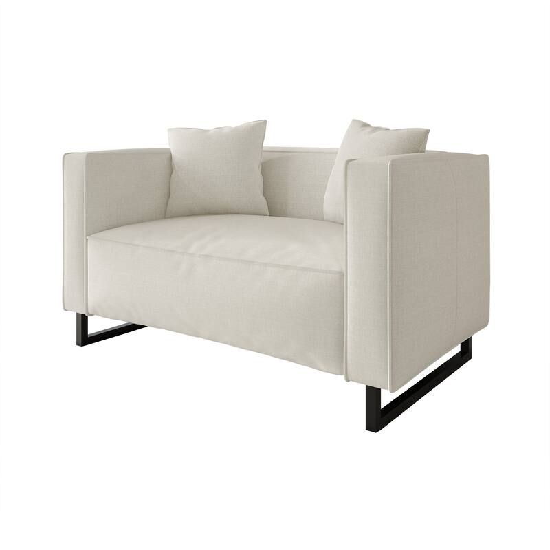 CraftPorch Mid Century Modern 3- Pieces Upholstered Living Room Set