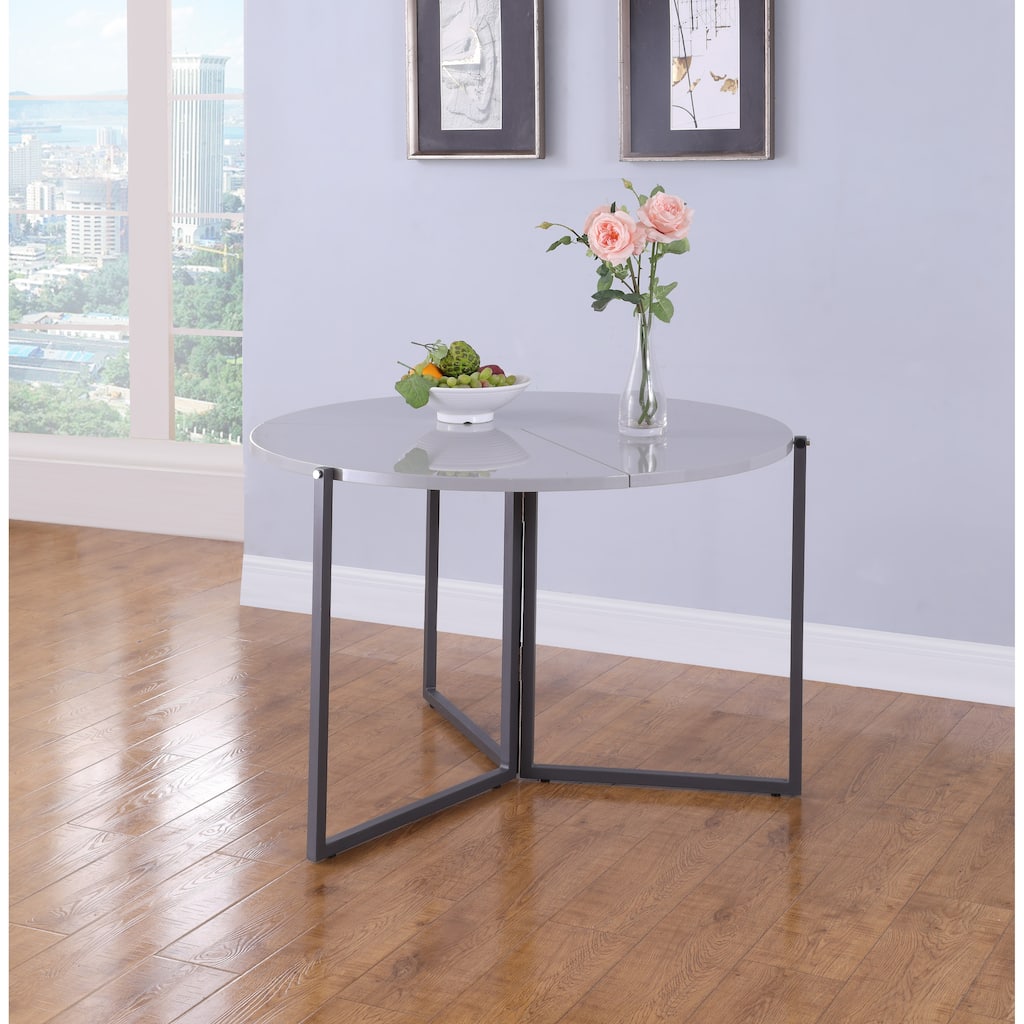 Somette Round Foldaway Dining Table