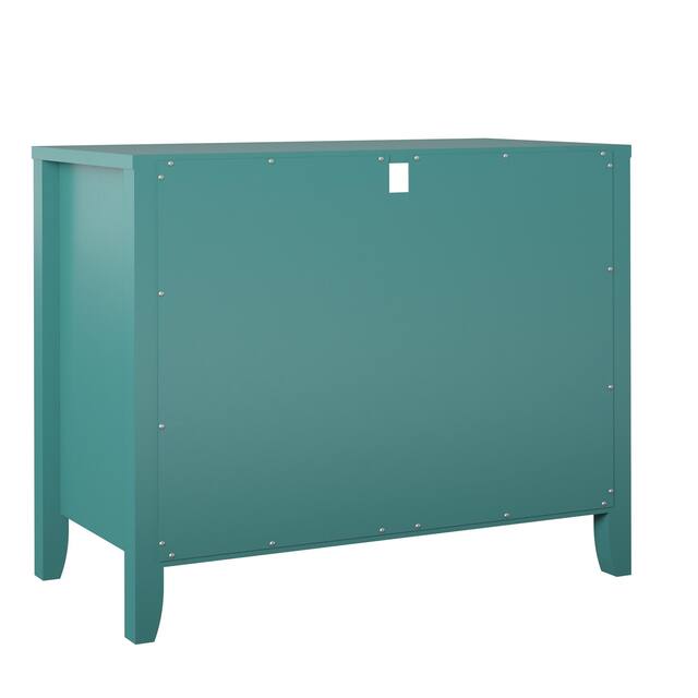 The Novogratz Her Majesty 2 Drawer Nightstand