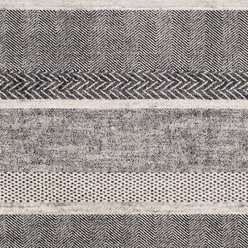Livabliss Elfman Bohemian Stripe Area Rug