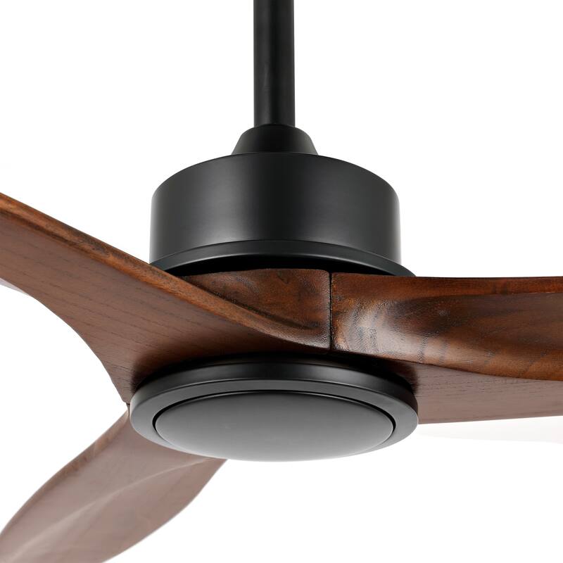 WINGBO 60" Solid Wood DC Motor Indoor Ceiling Fan with Remote Control