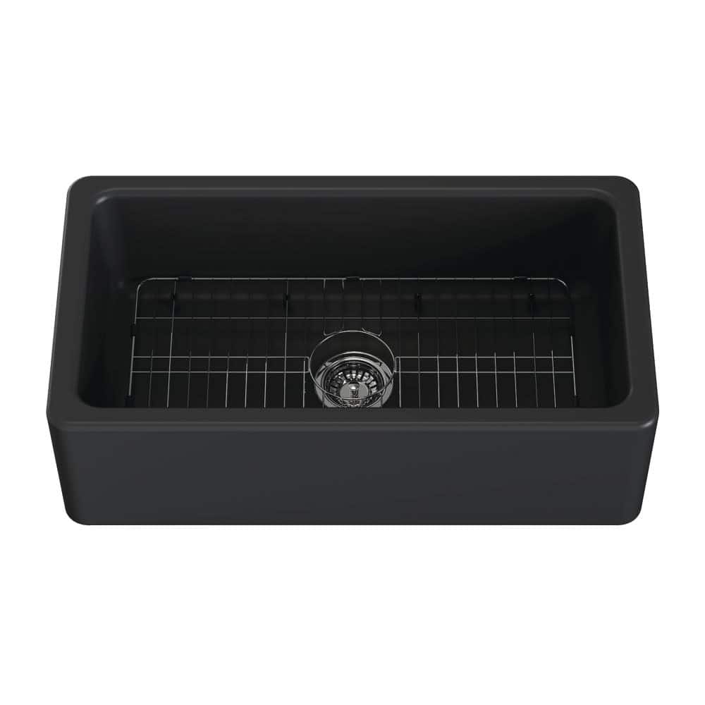 Kingston Brass KGPF3318 Traditional 33-1/8" Farmhouse Single Basin