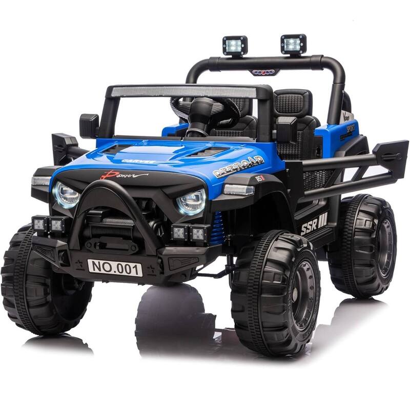 12V Electric Ride On Car Toy for Kids Toddlers Age 3-8 Best Gift - Blue