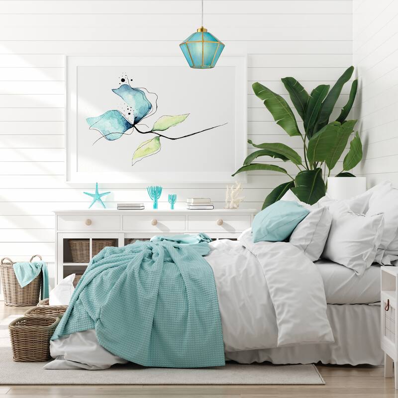 Margaux River of Goods Green Stained Glass and Metal 10-Inch Pendant Light with Adjustable Hanging Cord - 10" x 10" x 59"