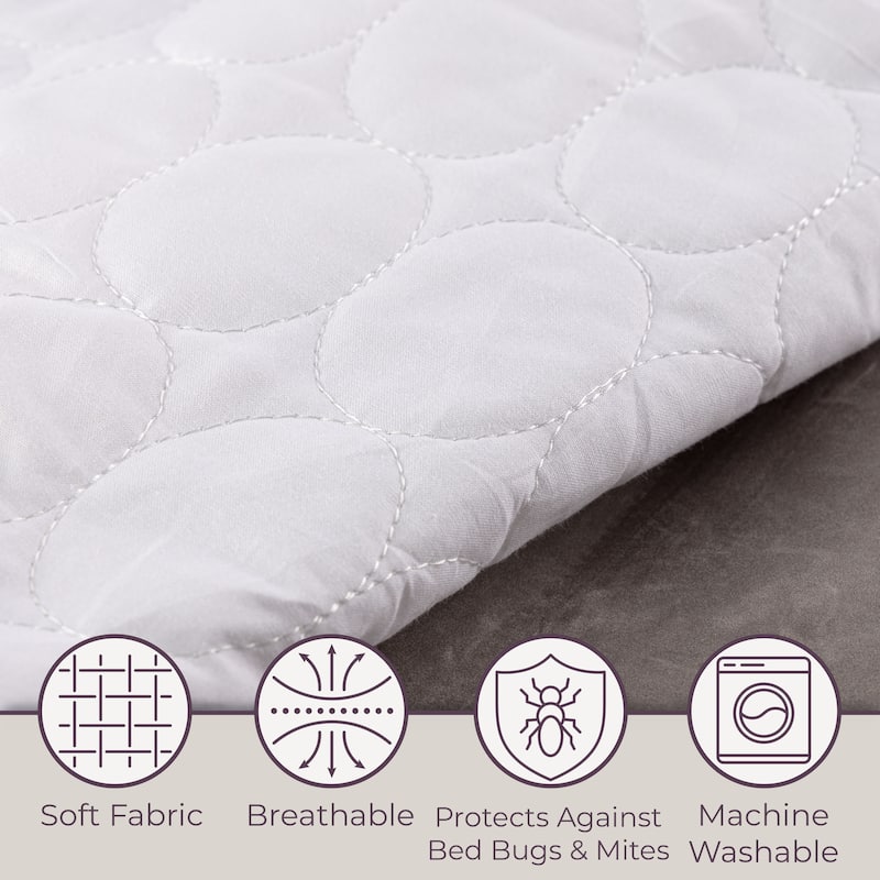 Mattress Protector – 6-Sided Waterproof and Hypoallergenic Mattress Cover by Windsor Home