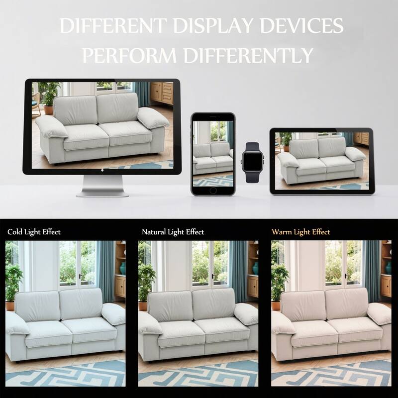 79" Loveseat Sofa Couch with Under-Seat Storage, Elegant 2-Seater Settee with Pillow Top Armrests for Living Room