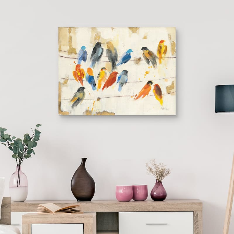 Town Meeting by Albena Hristova Canvas Art Print