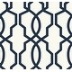 preview thumbnail 1 of 2, Inspired by Color Hourglass Trellis Navy Wallpaper