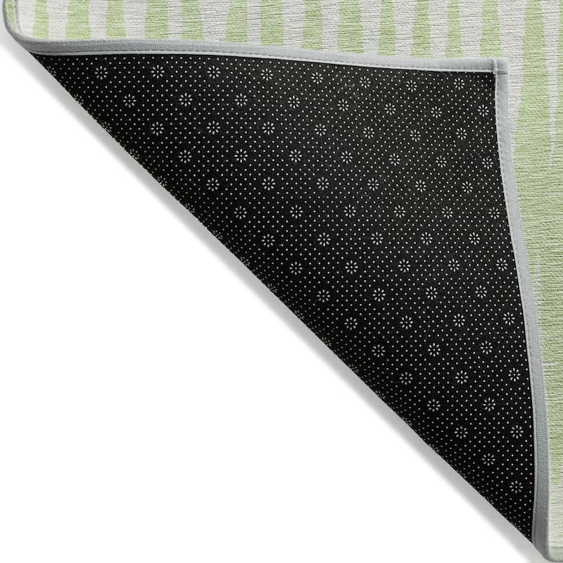 HomeRoots Striped Transitional Rectangle Outdoor Rug